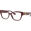 Versace Ženski okvir za dioptrijske naočare 0VE3347 5515, Bordo