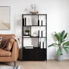 Polica Crni hrast 80 x 30 x 155,5 cm Konstruirano drvo