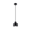 Sollux SL.1132 - Luster na sajli SAVAR 1xE27/60W/230V crna
