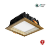 APLED - LED ugradna SQUARE WOODLINE LED/6W/230V 4000K 12x12 cm masivni jasen