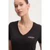Kratka majica Guess Jeans ženska, črna barva, W4YI23 J1314