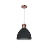 Klausen KL 6240 - Metalni luster na sajli 1xE27/15W/230V bakarna/crna