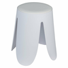 WENKO 26086100 - Stolica COMISO 44,5x46 cm bela