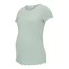 Only Maternity Majica Emma pastelno zelena