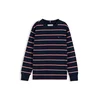TOMMY HILFIGER Majica mornarska / živo rdeča / bela