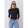 Trendyol Milla ženska bluza Twoaw26Bz00012, Crna- Crna