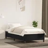 Okvir za krevet bez madraca crni 100x200 cm baršunasti