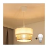 Brilagi - LED luster na sajli Boho stil 1xE27/15W/230V prečnik 25 cm