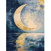 shumee Slikanje po številkah - Odsev lune 30x40cm