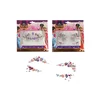 Teddies Dekoracija obraza diamantov/kamnov Princess plastic 2 vrsti v vrečki 18x17,5cm