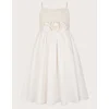 Monsoon Haljina za devojčice Orelia Satin Dress, Slonovača