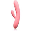 Svakom Avery Powerful Thrusting vibrator s stimulatorjem klitorisa Strawberry Pink 19.1 cm