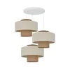 Brilagi - Luster na sajli DALLAS 3xE27/15W/230V braon/krem/bela