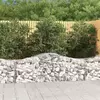 Gabionska košara s lukom 200x50x60/80 cm pocinčano željezo