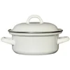 Gastro emajlirana kozica s pokrovom 0,85 l, bela, premer 140 mm
