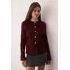 Trendyol Milla Ženski kardigan Twoaw26Hi00096, bordo