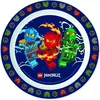 LEGO Ninjago: Plastični plitek krožnik – primeren za mikrovalovno pečico