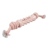 DUVO PLUS IGRAČA ROPE + RUBBER PINK 33CM