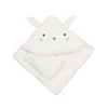 Peškir za bebe 2/1 - beli zeka 75x75 ( BD1473B )