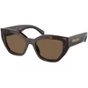 Prada PRA09S 16N5Y1 ONE SIZE (53) Rjava/Rjava
