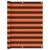 Vidaxl Balkonsko platno oranžno in rjavo 90x600 cm oksford blago