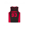 AND1 Majica 93 Airtex Weste krvavo rdeča/črna