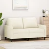 Dvosjed krem 120 cm baršunasti