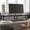 Stalak za monitor crni 105 x 23 x 15,5 cm od konstruiranog drva