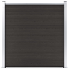 Panel za ogradu WPC 180 x 186 cm crni
