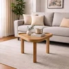 Hanah Home klub sto Leon 95, 95 cm, hrast