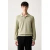 BOSS Pulover H-Lomarino 50565511 Svetlo zelena Regular Fit