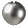 Gemar Okrogel kromiran balon SHINY 80 cm srebrn