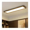 Brilagi - LED prigušiva svetiljka SLIMFRAME WOOD LED/58W/230V 124x34 cm + daljinski upravljač