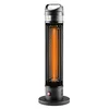 Radiantni grelnik 1000 W, stoječ, IP44, grelni element z ogljično žarnico 90-035