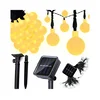 Solarni LED dekorativni niz 30×LED/8 funkcija 500 mAh 6,5 m IP67 topla bela