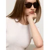 Sinsay - Bluza sa viskozom i pletenim uzorkom - krem