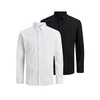 Jack&Jones 2 PAK - moška srajca JJJOE Slim Fit 12182995 Black/BELA (Velikost M)