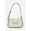 Usnjena torbica Karl Lagerfeld bela barva, A1W30149