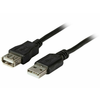 EFB Podaljšek USB A-A 1m EFB črn dvojno oklopljen K5248SW.1