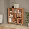 HANAH HOME Polica za knjige Bristol Dark Bamboo