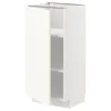 METOD Podni element s policama, bela/Vallstena bela, 40x37 cm