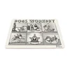 Ferribiella Podloga za pse Dogs Workdat, 43x30cm, Sivo-bela