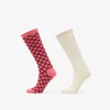 Nogavice adidas Wales Bonner Check Sock Craft Pink/ Clear Brown M