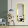 Hanah Home Ogledalo sa LED rasvetom Ledayna-007, 52 x 135 cm, Šareno