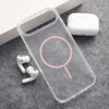 Maska Mag Case Clear Slim za iPhone Air roze