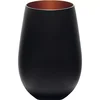 Stölzle Elements kozarec 465 ml, črna/bronasta (6 kos)