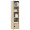 Regal za knjige boja hrasta 31x24x127 cm od konstruiranog drva
