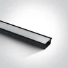 ALU PROFIL UGRADBENI 23/17/×9××2000mm CRNI