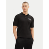 EA7 Emporio Armani Majica črna/srebrna