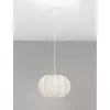 DELINA 40 VISILICA BIJELA TKANINA E27 1X12W IP20 NL9586669